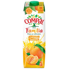 Compal Família Laranja/Tangerina 12×1Lt