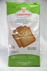 Tostas Diatosta Integral c/fibra 12x225gr